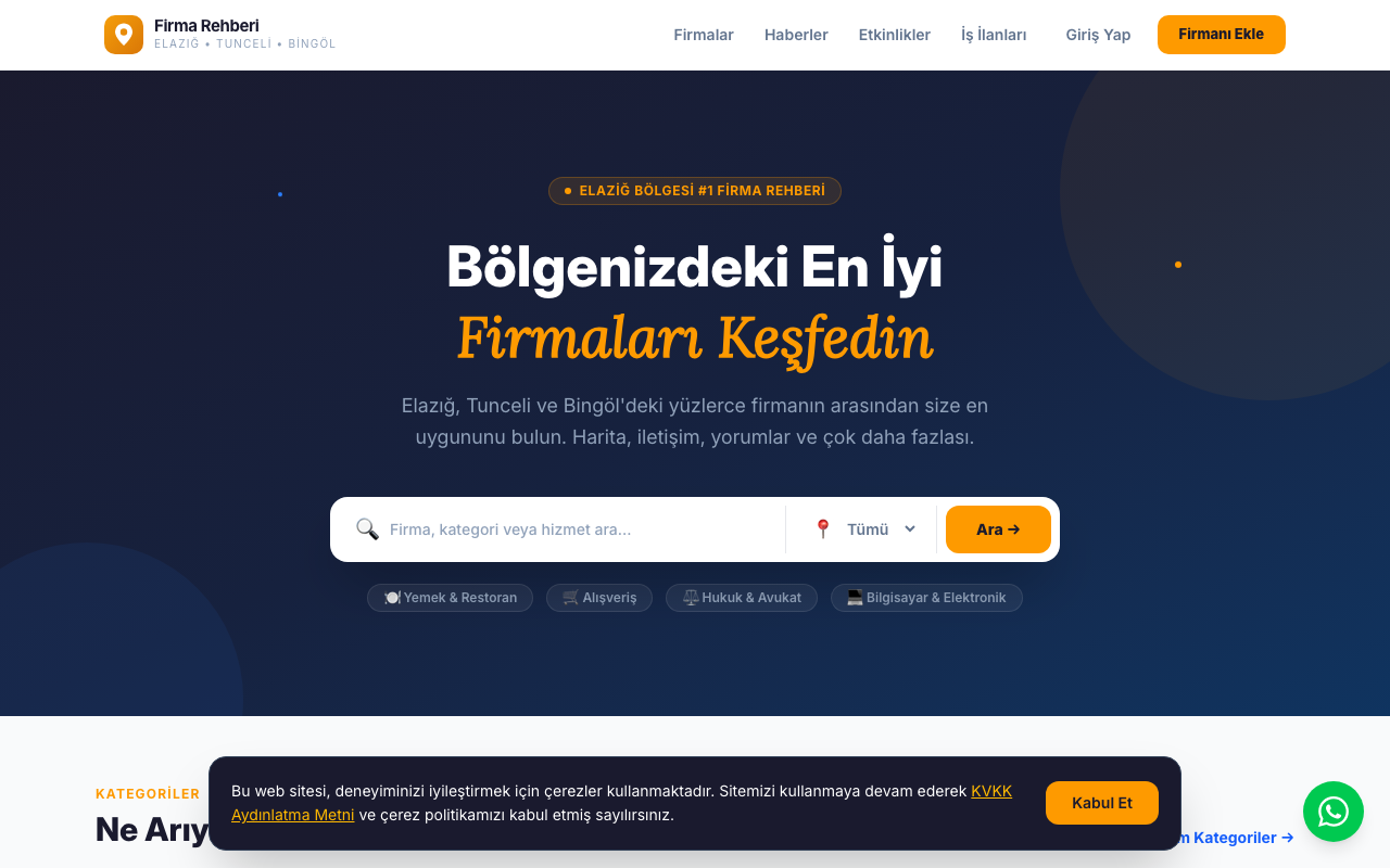 Elazığ Firma Rehberi